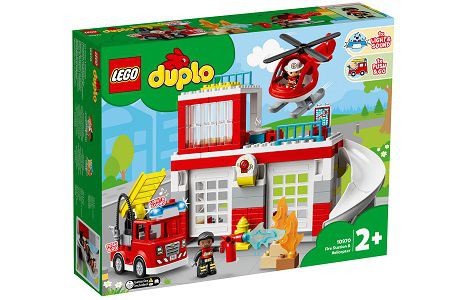 Lego Duplo 10970 Fire Station and Helicopter