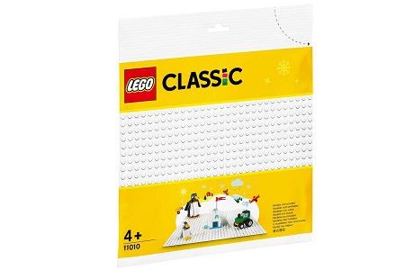 Lego Classic 11010 White Baseplate