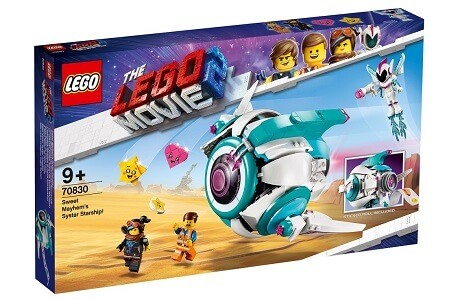 The LEGO Movie 2 70830 Sweet Mayhem’s Systar Starship