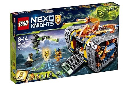 Lego Nexo Knights 72006 Axl's Rolling Arsenal