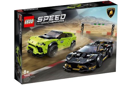 Lego Speed Champions 76899 Lamborghini Urus ST-X and Lamborghini Huracan Super Trofeo EVO