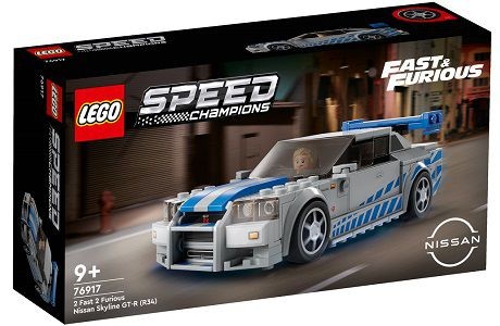 Lego Speed Champions 76917 2 Fast 2 Furious Nissan Skyline GT-R (R34)