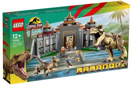 Lego Jurassic World 76961 Visitor Center: T. rex & Raptor Attack