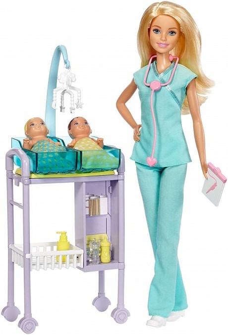 Barbie Careers Baby Doctor Set Blond-1