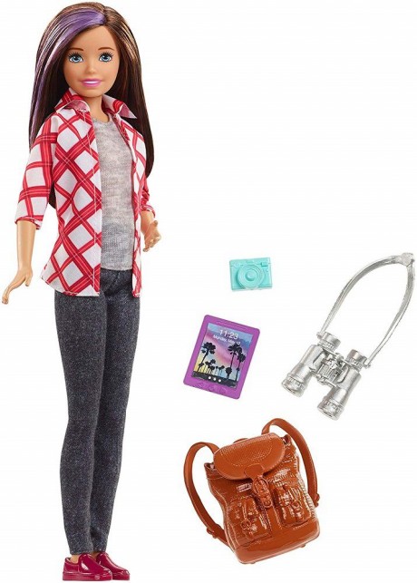 Barbie Travel Doll Playset-1
