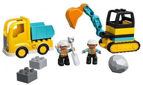 Lego Duplo 10931 Truck and Tracked Excavator-1
