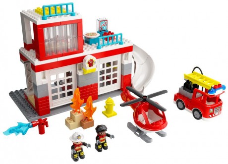 Lego Duplo 10970 Fire Station and Helicopter-1