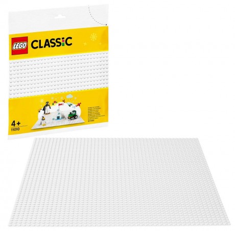 Lego Classic 11010 White Baseplate-1