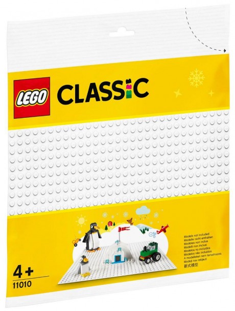 Lego Classic 11010 White Baseplate