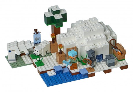 Lego Minecraft 21142 The Polar Igloo-1