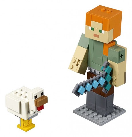 Lego Minecraft 21149 Alex BigFig with Chicken-1