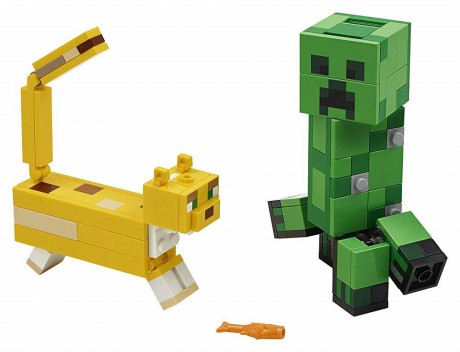 Lego Minecraft 21156 BigFig Creeper and Ocelot-1