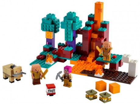 Lego Minecraft 21168 The Warped Forest-1