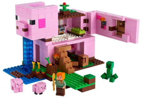 Lego Minecraft 21170 The Pig House-1