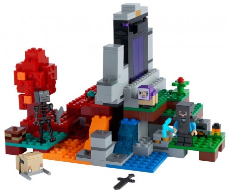Lego Minecraft 21172 The Ruined Portal-1