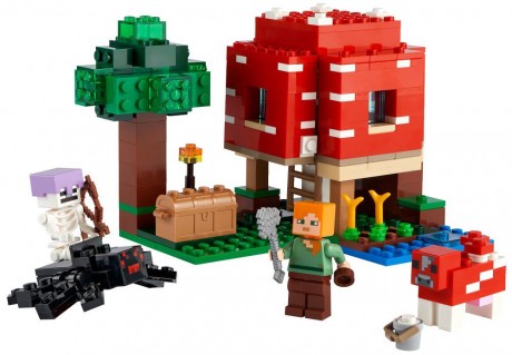 Lego Minecraft 21179 The Mushroom House-1