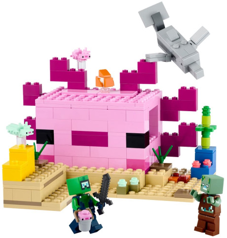 Lego Minecraft 21247 The Axolotl House-1