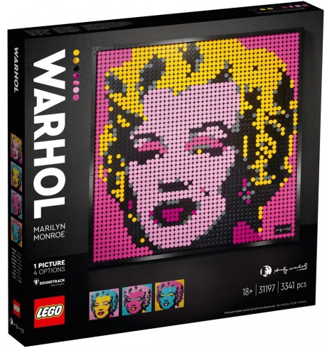 Lego Art 31197 Andy Warhol's Marilyn Monroe