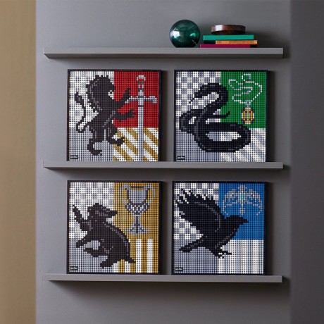 Lego Art 31201 Hogwarts Crests-1