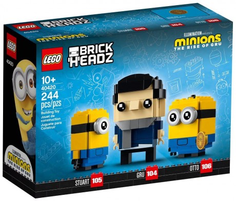 Lego BrickHeadz 40420 Gru, Stuart and Otto