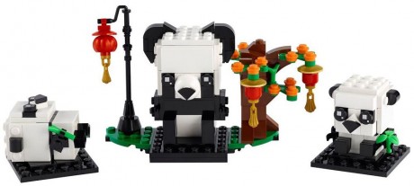 Lego BrickHeadz 40466 Chinese New Year Pandas-1