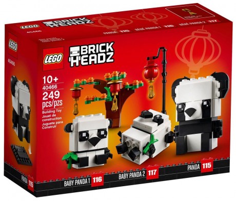 Lego BrickHeadz 40466 Chinese New Year Pandas