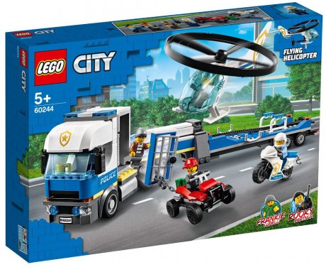 Lego City 60244 Police Helicopter Transport