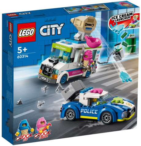 Lego City 60314 Ice Cream Truck Police Chase