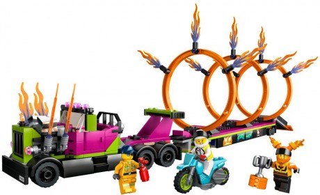 Lego City 60357 Stunt Truck and Ring of Fire Challenge-1