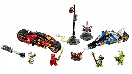 Lego Ninjago 70667 Kai’s Blade Cycle and Zane’s Snowmobile -1