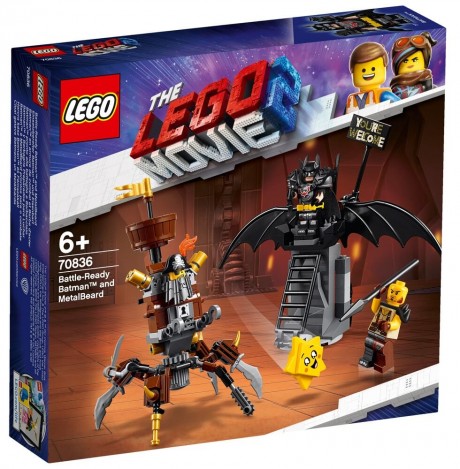 The LEGO Movie 2 70836 Battle Ready Batman and Metal Beard