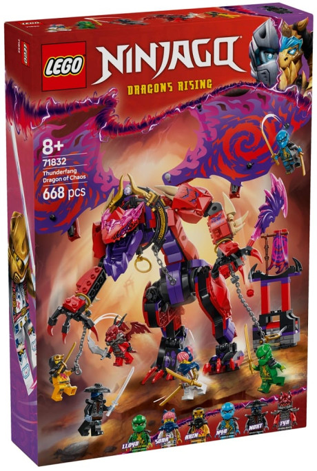 LEGO Ninjago 71832 Thunderfang Dragon of Chaos