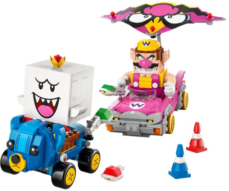 LEGO Super Mario 72038 Mario Kart – Wario & King Boo-1