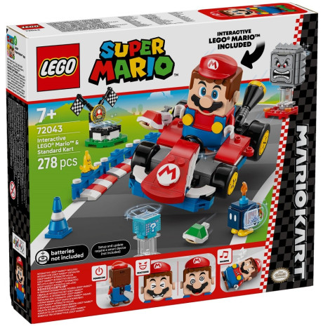 LEGO Super Mario 72043 Mario Kart - Interactive LEGO Mario & Standard Kart