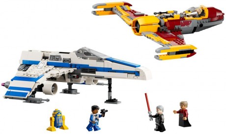 Lego Star Wars 75364 New Republic E-Wing vs. Shin Hati’s Starfighter-1