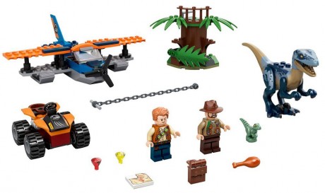 Lego Jurassic World 75942 Velociraptor: Biplane Rescue Mission-1