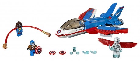 Lego Marvel Super Heroes 76076 Captain America Jet Pursuit-1