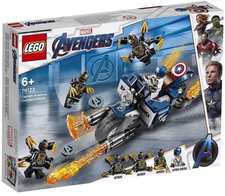 Lego Marvel Super Heroes 76123 Captain America: Outriders Attack