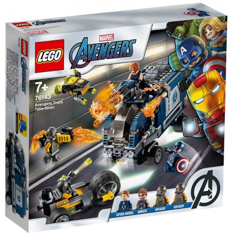 Lego Marvel Super Heroes 76143 Avengers Truck Take down