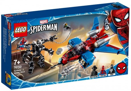 Lego Marvel Super Heroes 76150 Spider-Man Jet vs. Venom Mech
