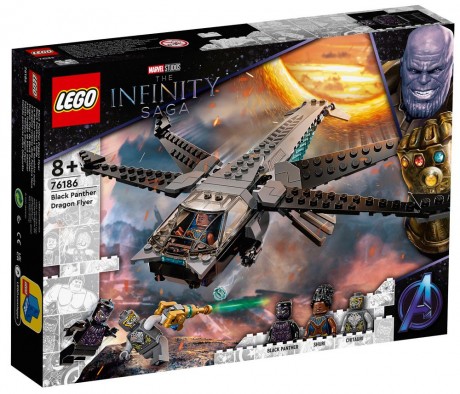 Lego Marvel Super Heroes 76186 Black Panther Dragon Flyer