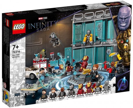Lego Marvel Super Heroes 76216 Iron Man Armoury