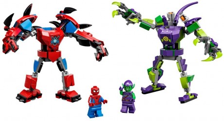 Lego Marvel Super Heroes 76219 Spider-Man and Green Goblin Mech Battle-1