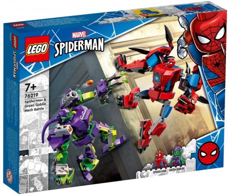Lego Marvel Super Heroes 76219 Spider-Man and Green Goblin Mech Battle