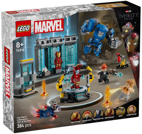 LEGO Marvel Super Heroes 76315 Iron Man's Laboratory: Hall of Armor