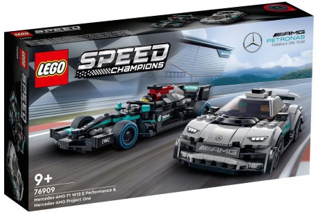 Lego Speed Champions 76909 Mercedes-AMG F1 W12 E Performance and Mercedes-AMG Project One