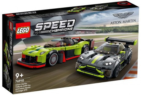 Lego Speed Champions 76910 Aston Martin Valkyrie AMR Pro and Aston Martin Vantage GT3