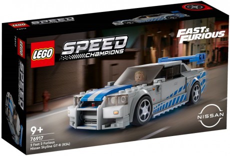 Lego Speed Champions 76917 2 Fast 2 Furious Nissan Skyline GT-R (R34)