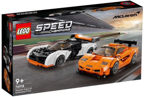 Lego Speed Champions 76918 McLaren Solus GT and McLaren F1 LM