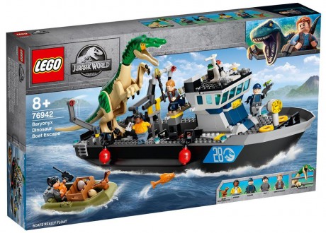 Lego Jurassic World 76942 Baryonyx Dinosaur Boat Escape